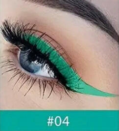 Coloured eyeliner.