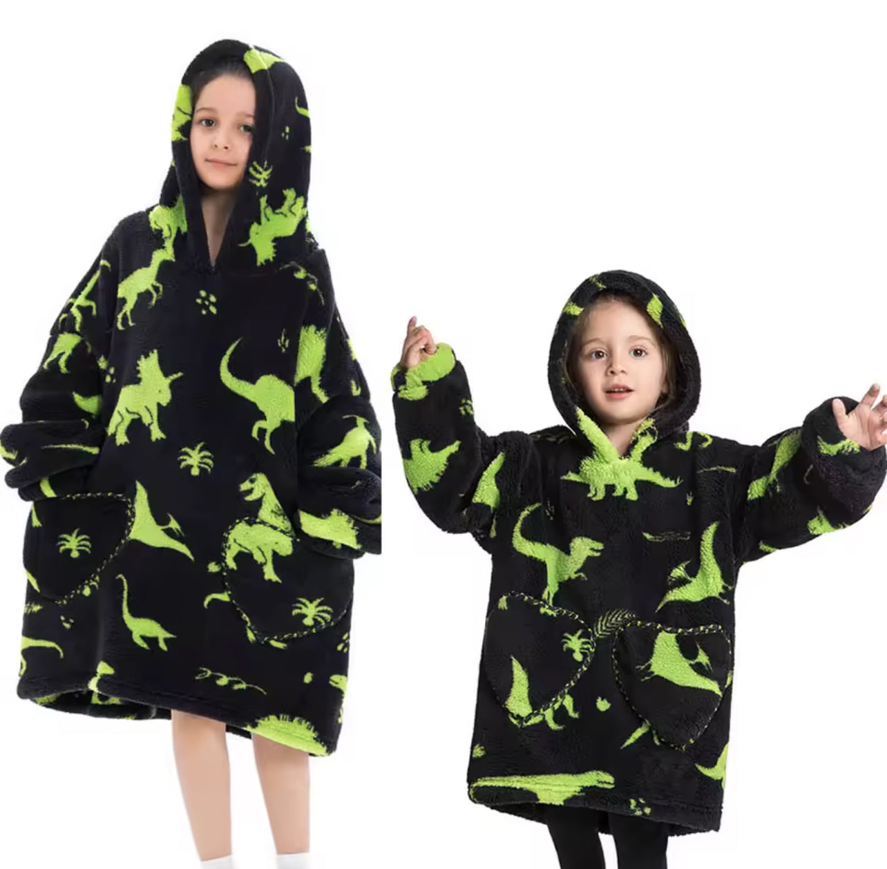 Kids oversized blanket hoodie