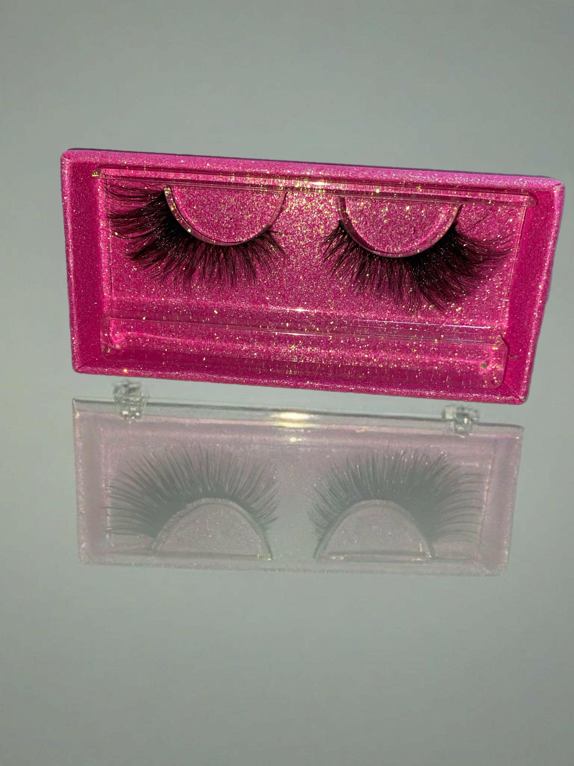 Cute cat eye lashes.