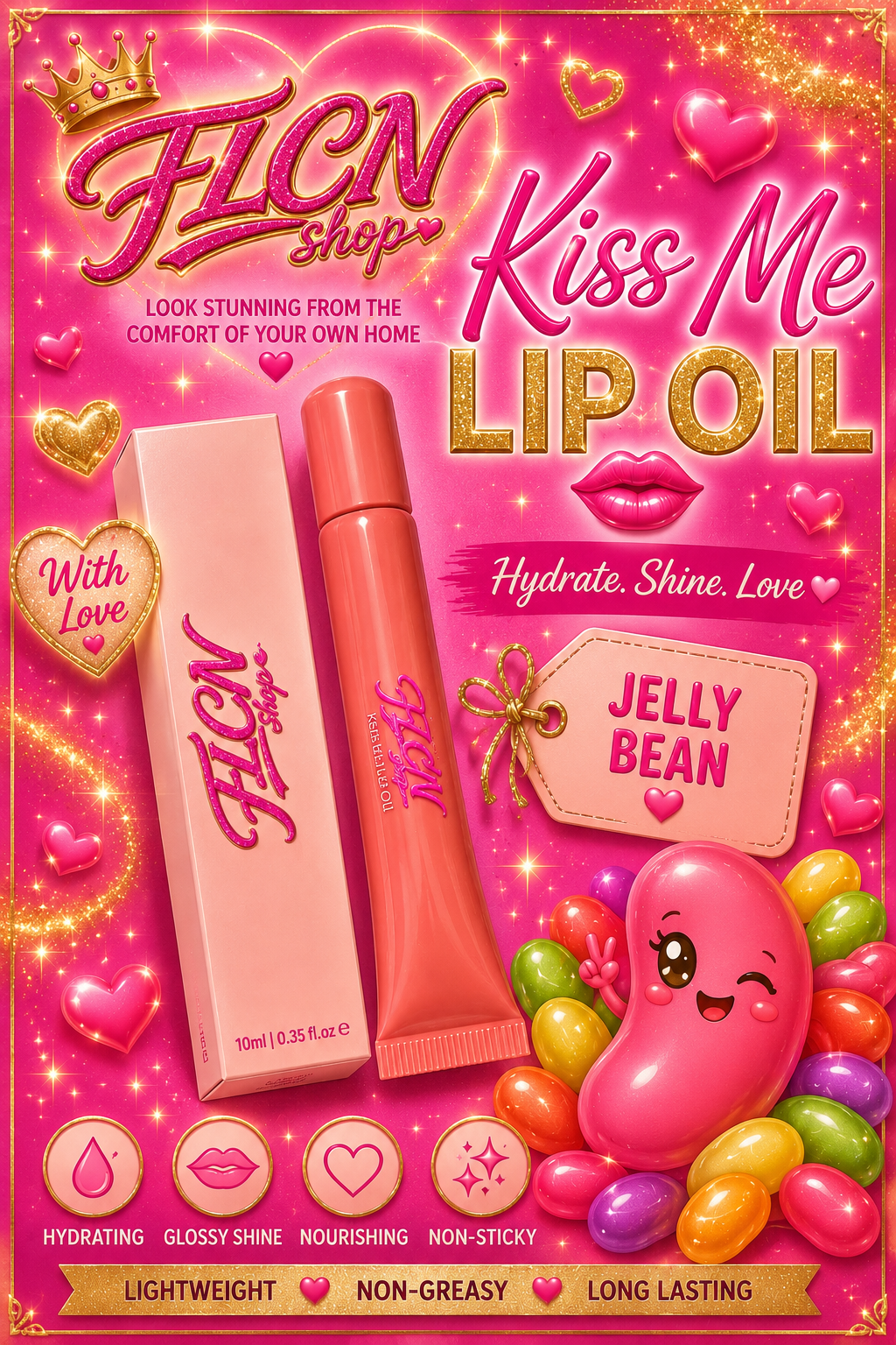 Kiss me lip oils