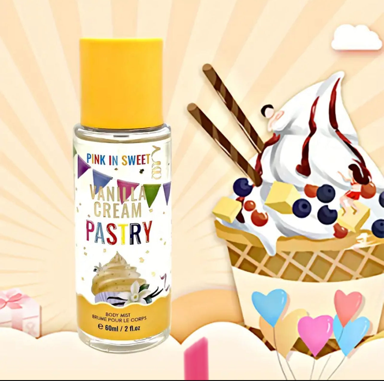 Fruity body spray