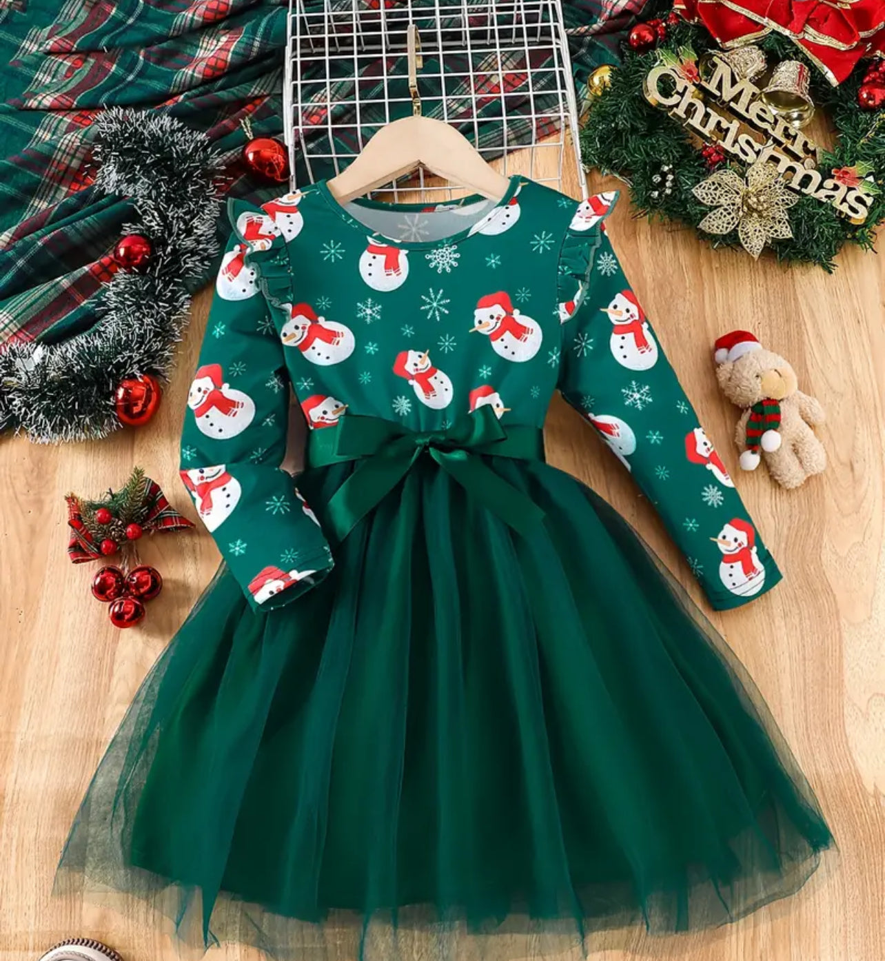 Stunning Christmas girls dress