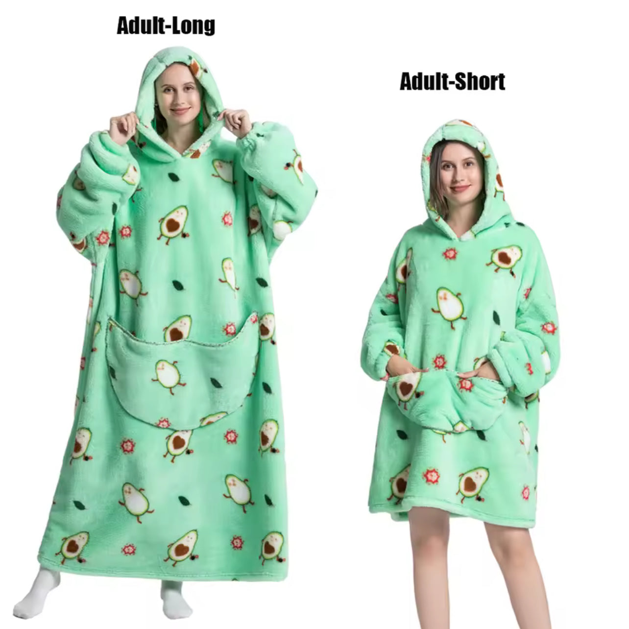 Oversized unisex blanket hoodies ( long and short available )