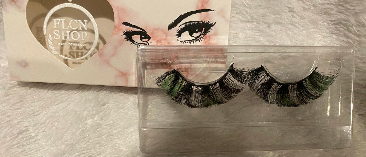 FLCN Coloured Russian Lashes.