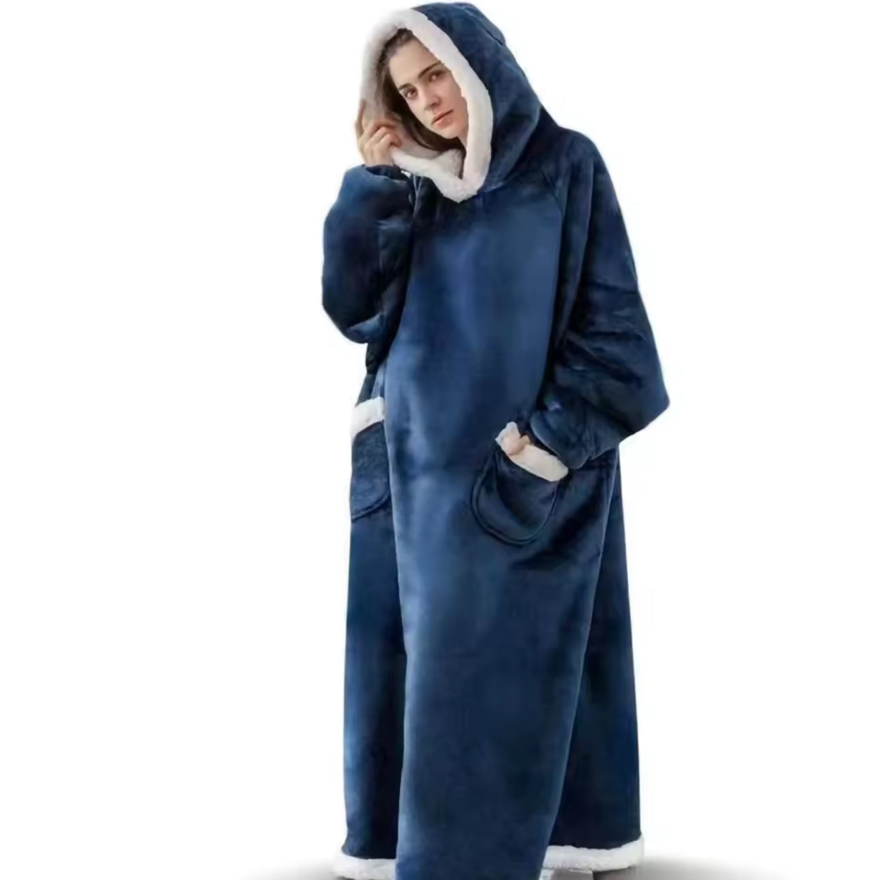 Unisex adult long oversized blanket hoodies