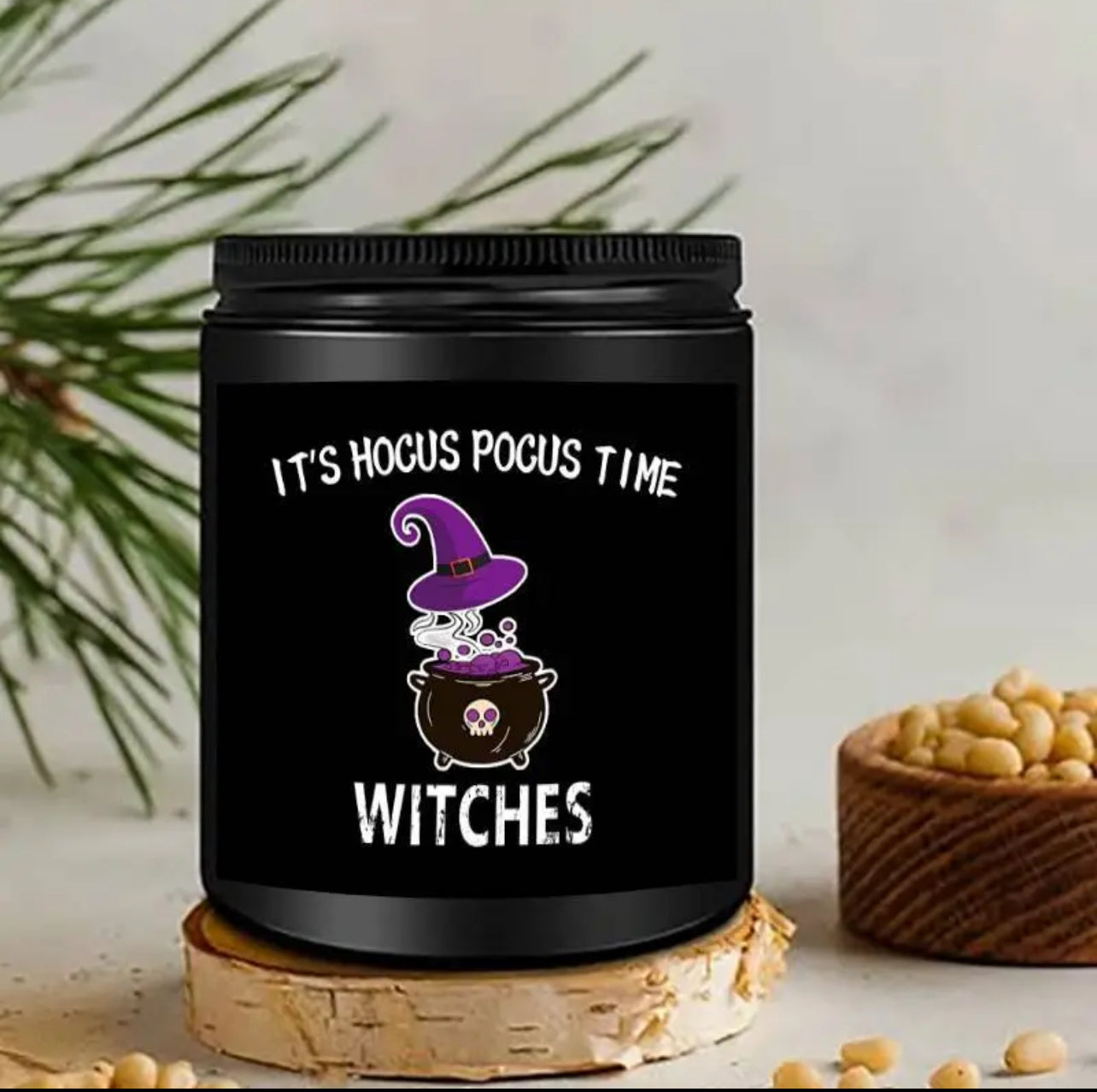 It’s hocus pocus time witches candle