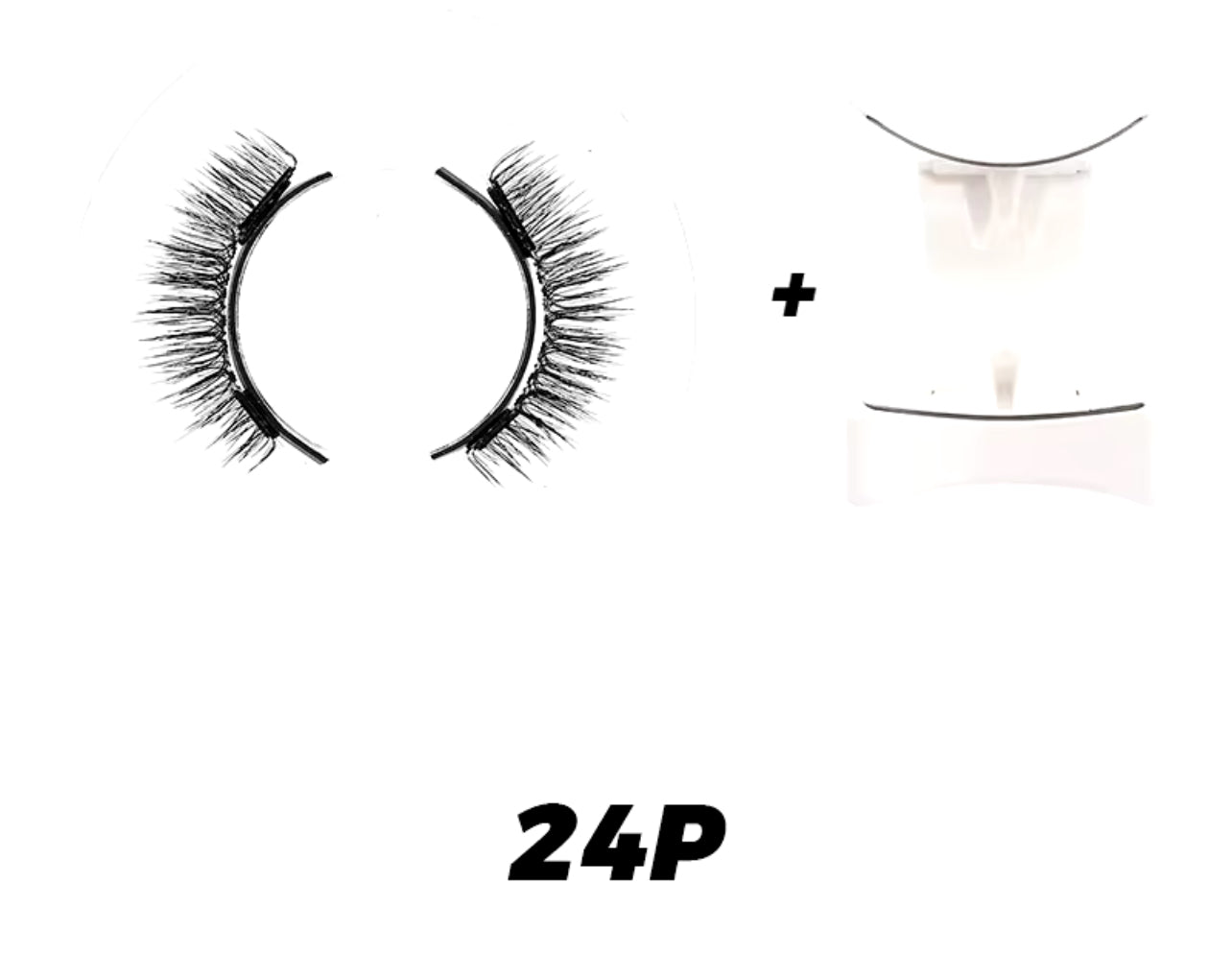 3D magnetic lashes with clip tweezers