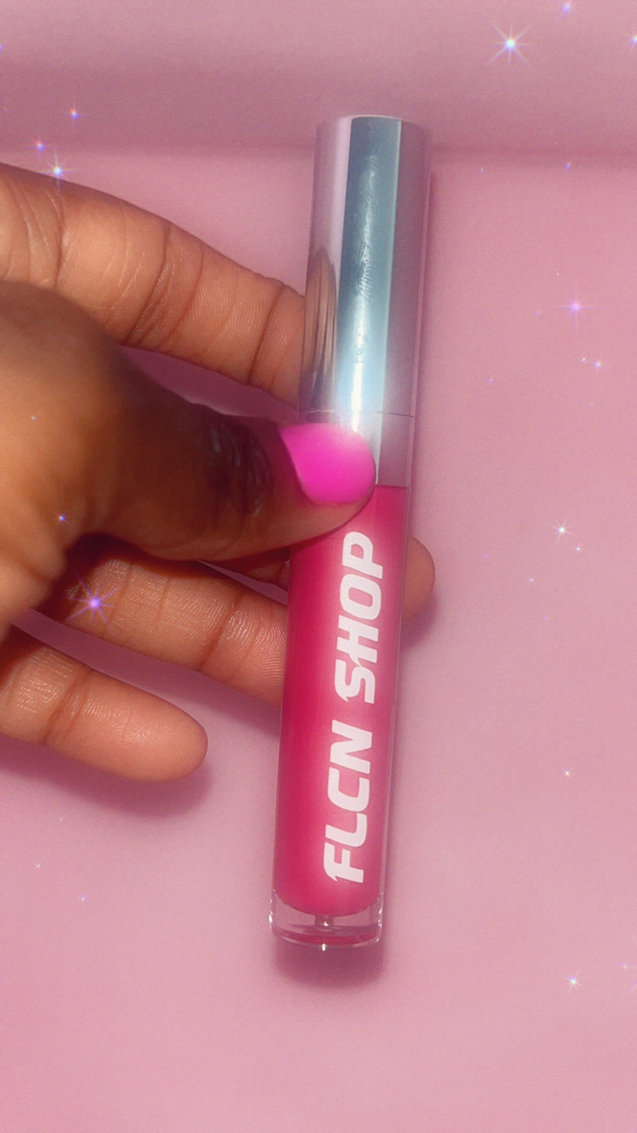 Colour lip gloss