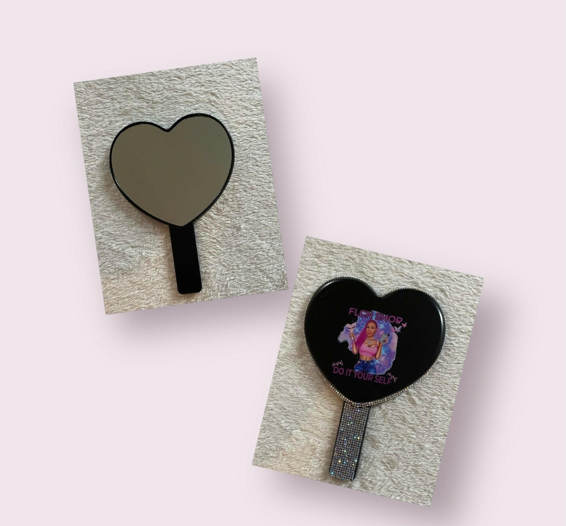 FLCN Cute heart mirror.