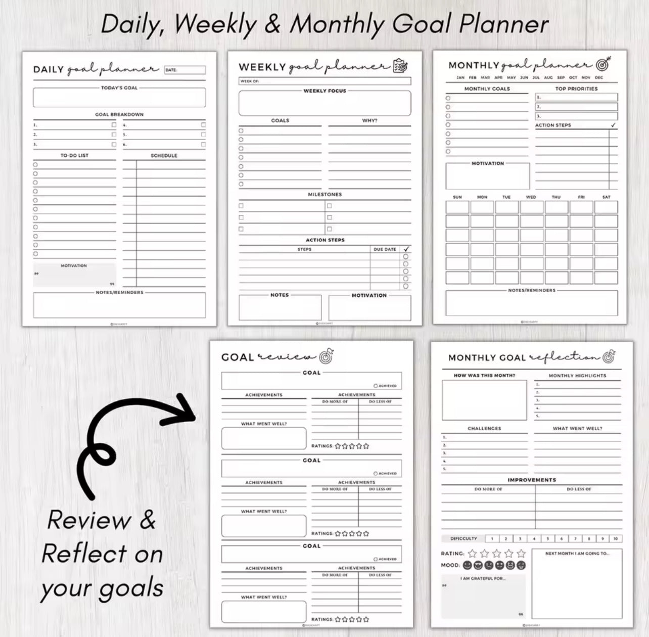 Goal planner  *PRE ORDER*