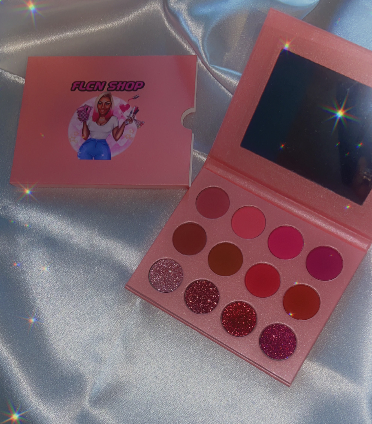 12 colours waterproof eyeshadow palette