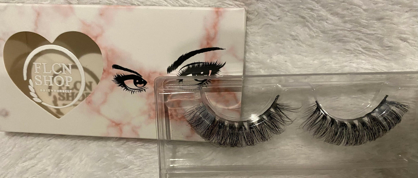 FLCN Coloured Russian Lashes.