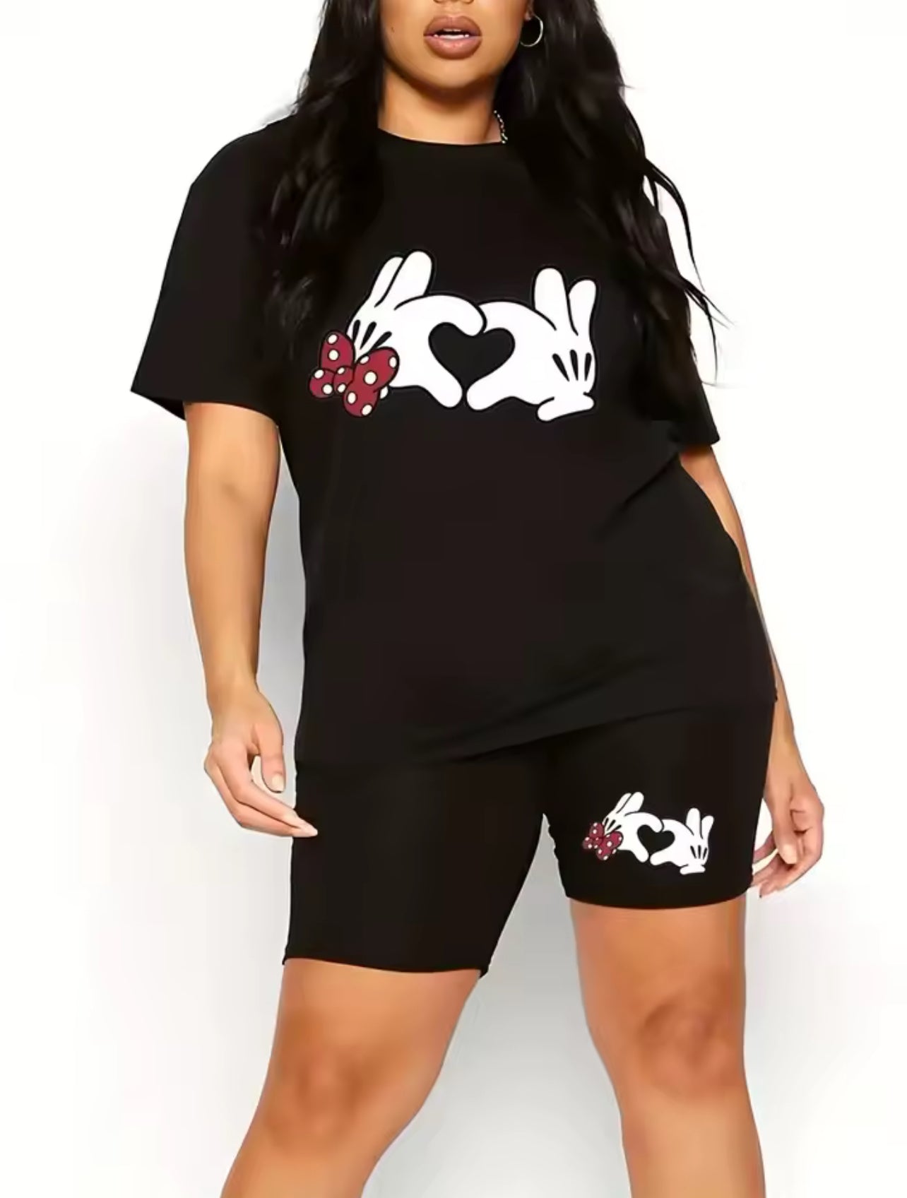Plus size women top & shorts sets *PRE ORDER*