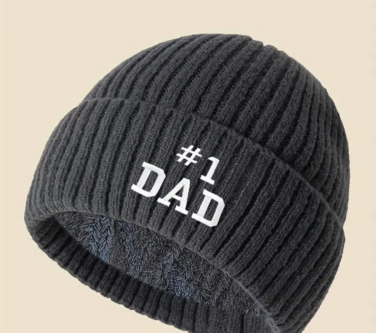 #1 dad beanie