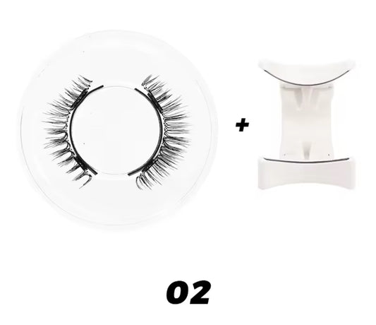 3D magnetic lashes with clip tweezers