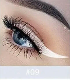 Coloured eyeliner.
