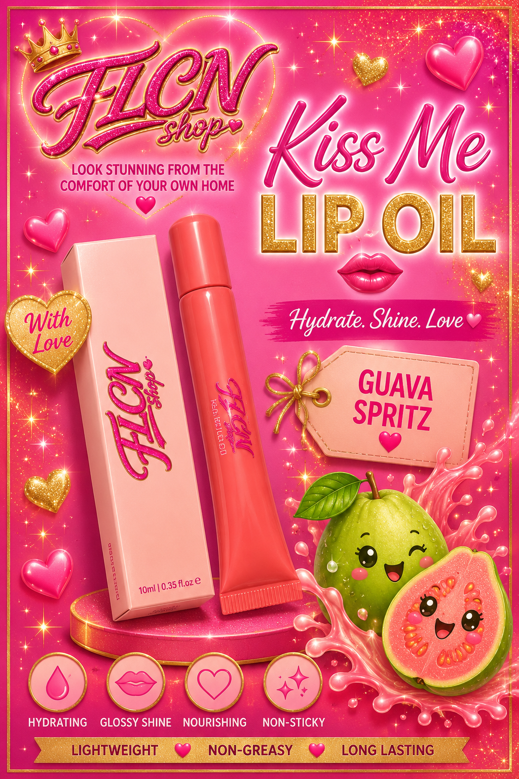 Kiss me lip oils