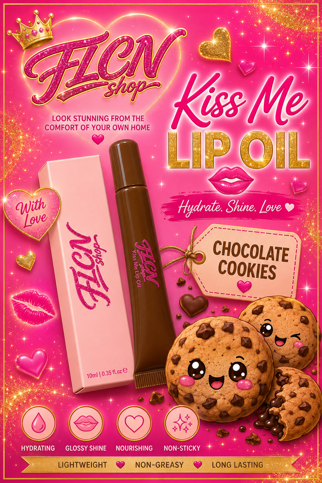 Kiss me lip oils
