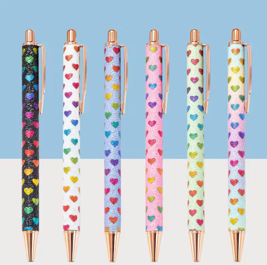 Heart 5pcs pens *PRE ORDER*