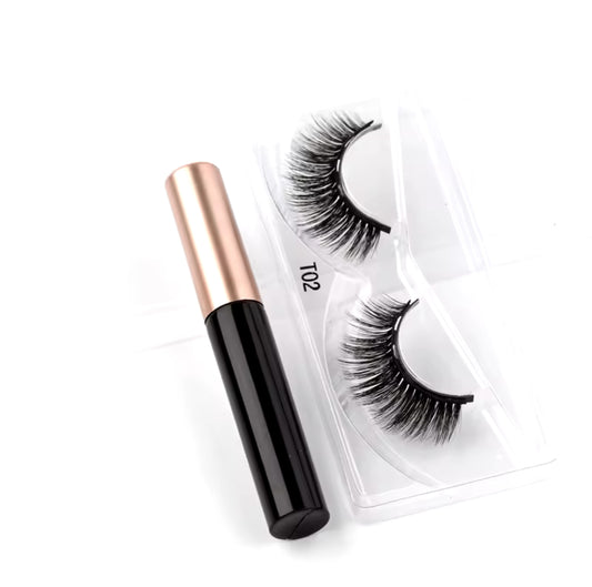 Magnetic lashes and eyeliner set