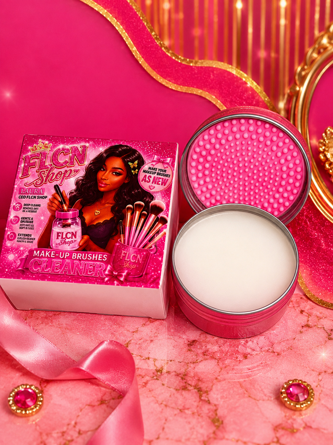 Make up brushes cleaner