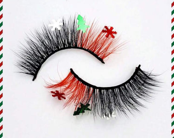 Gorgoeous Christmas lashes