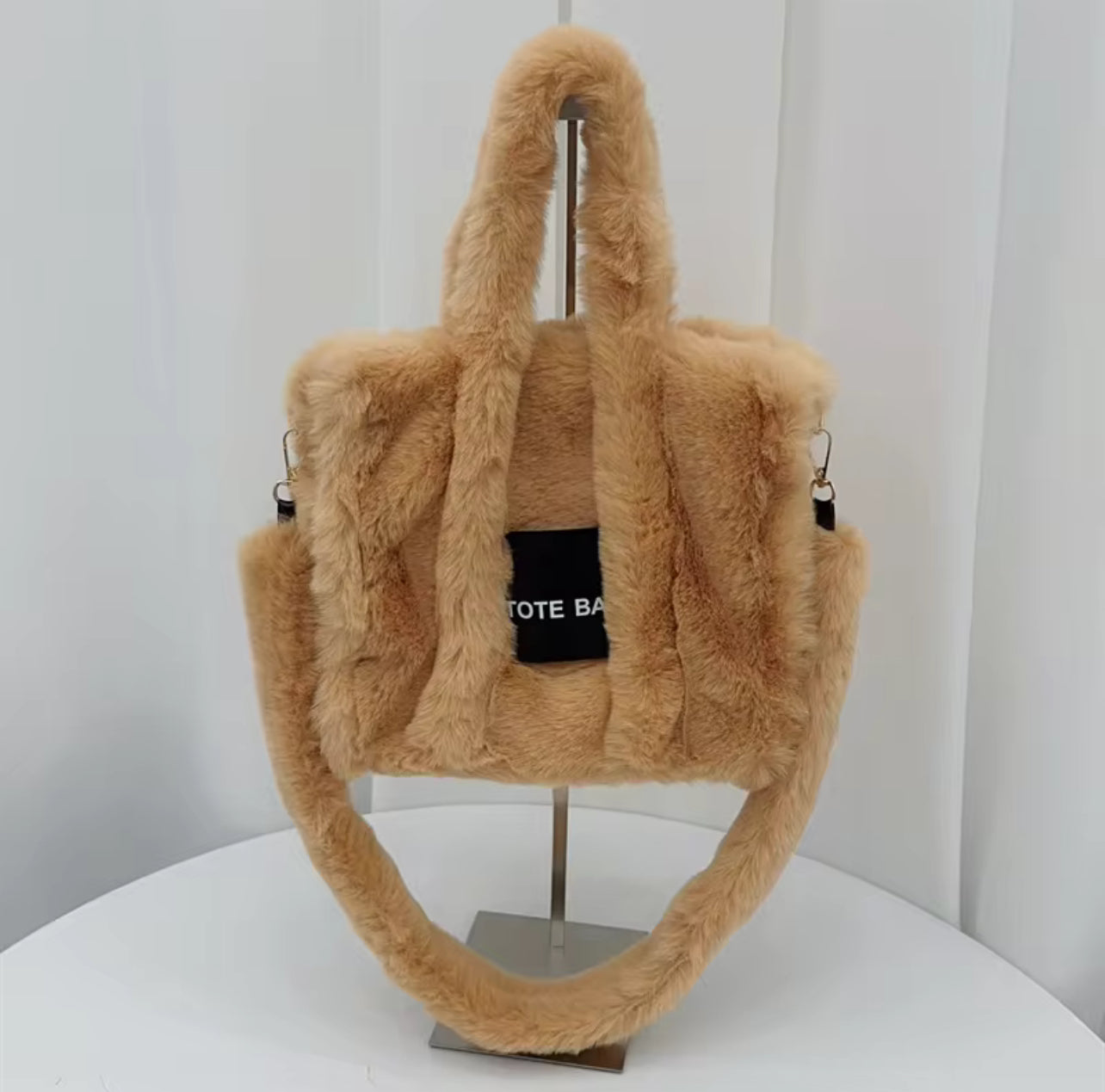 Fuzzy faux fur winter bag *pre order*