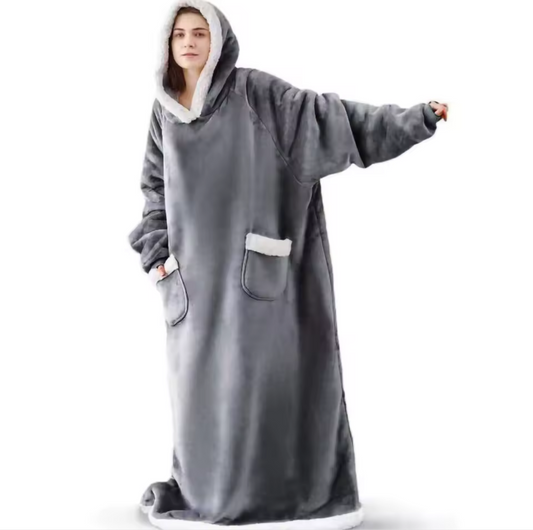 Unisex adult long oversized blanket hoodies