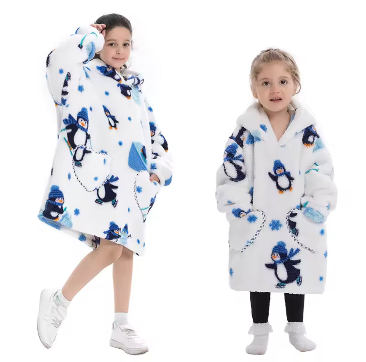 Kids oversized blanket hoodie