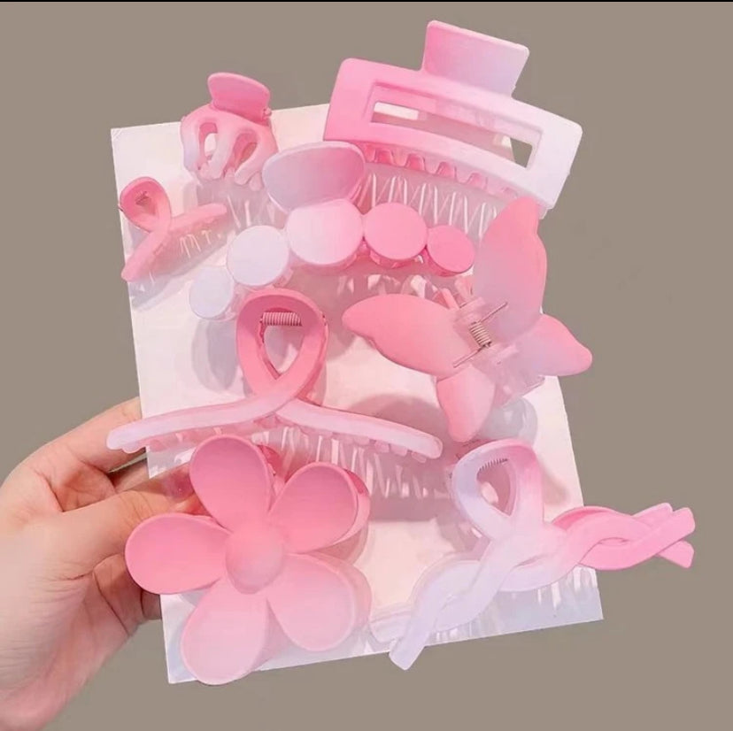 Large hair claw clips (5 pcs)
