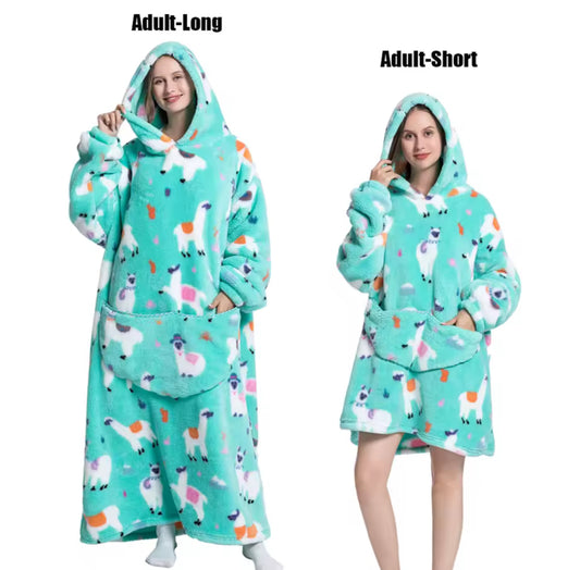 Oversized unisex blanket hoodies ( long and short available )