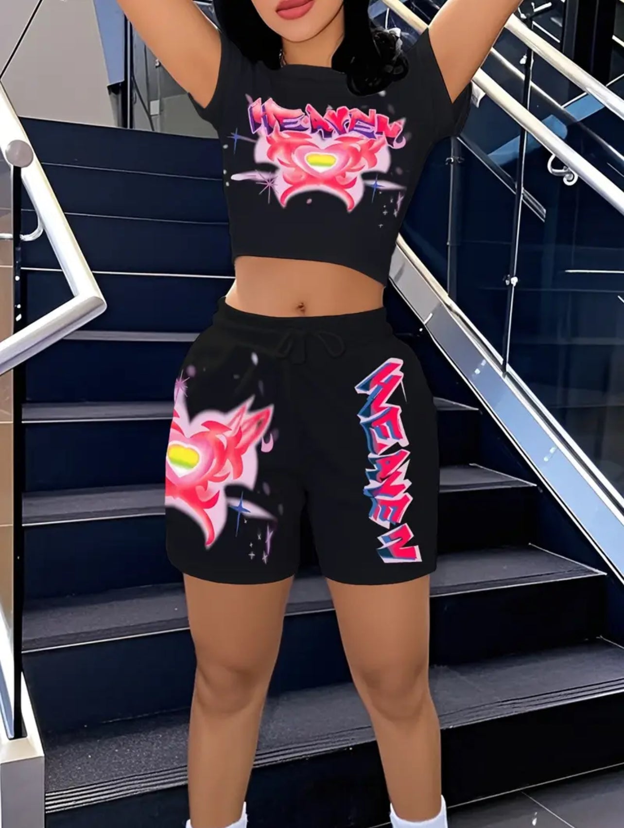 Heart and letters short and top set