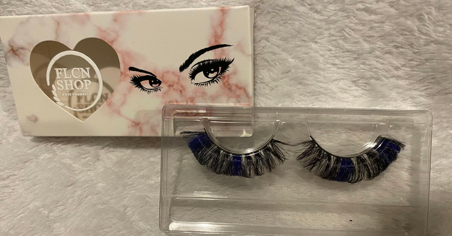FLCN Coloured Russian Lashes.