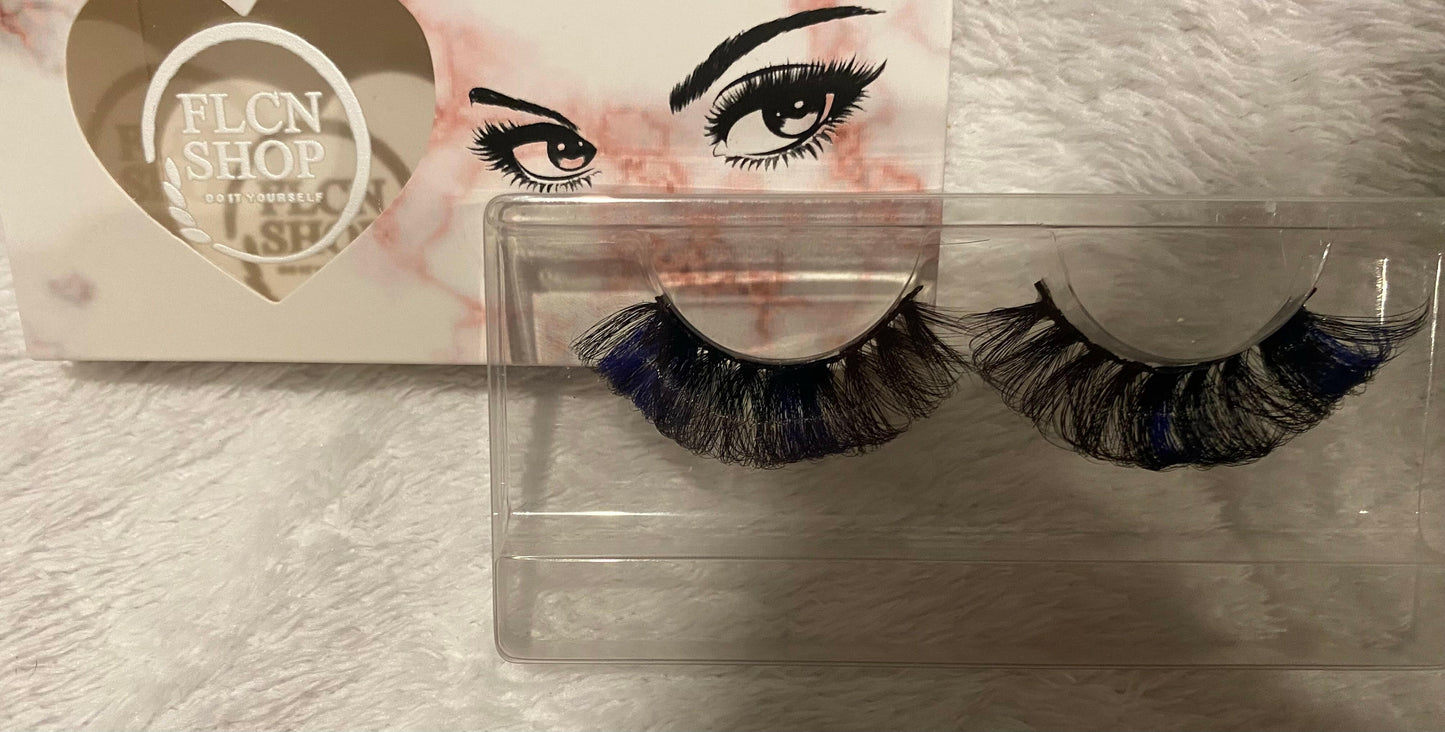 FLCN Coloured Russian Lashes.