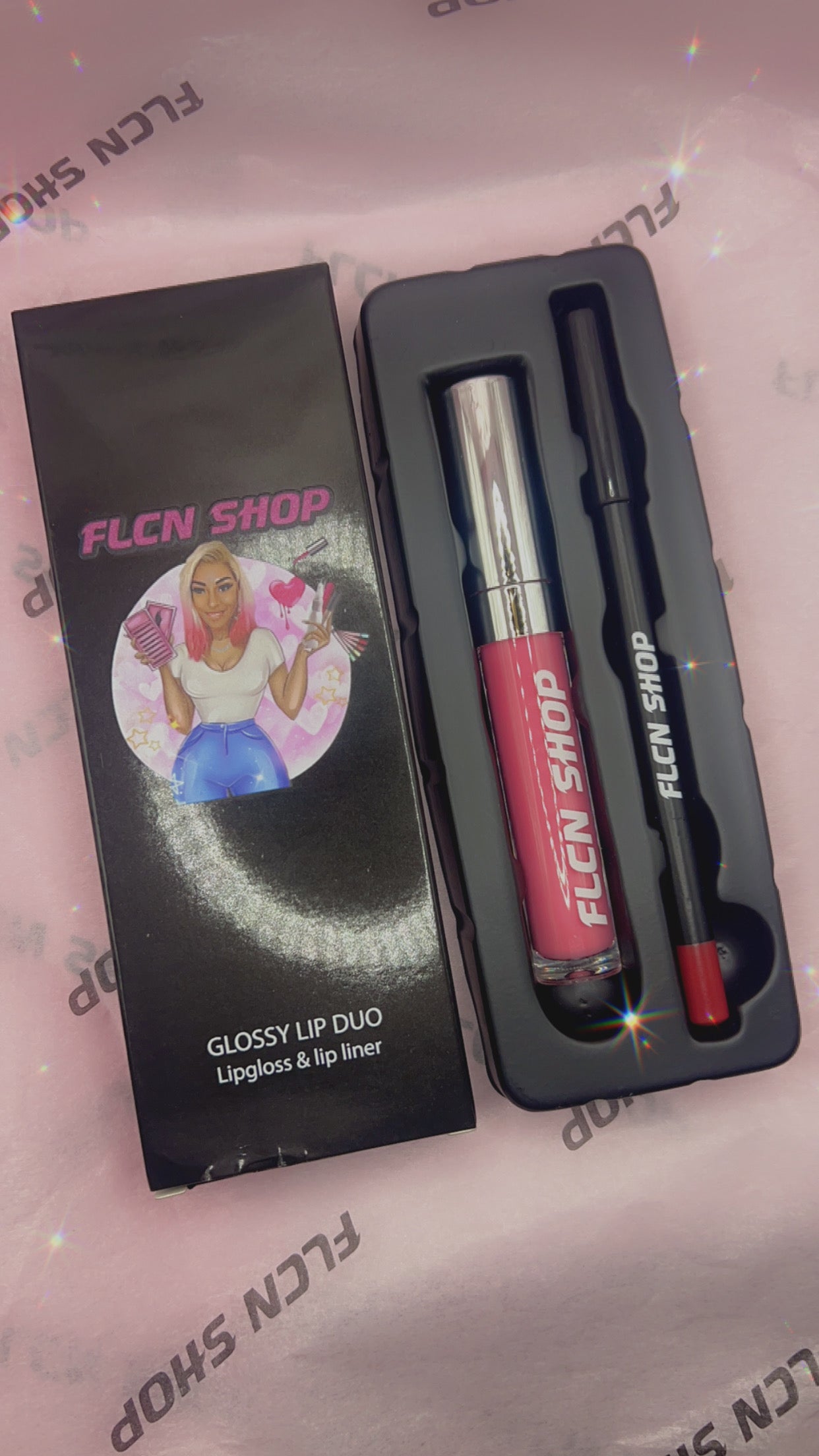 Glossy lip kit