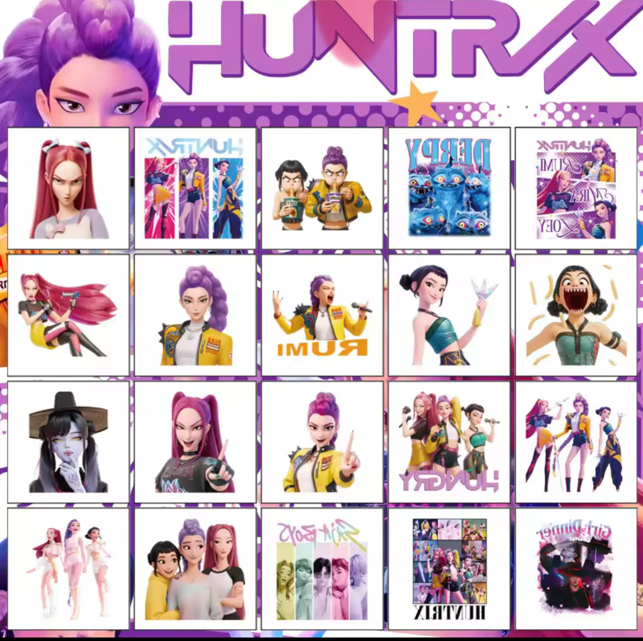 K-pop temporary tattoo