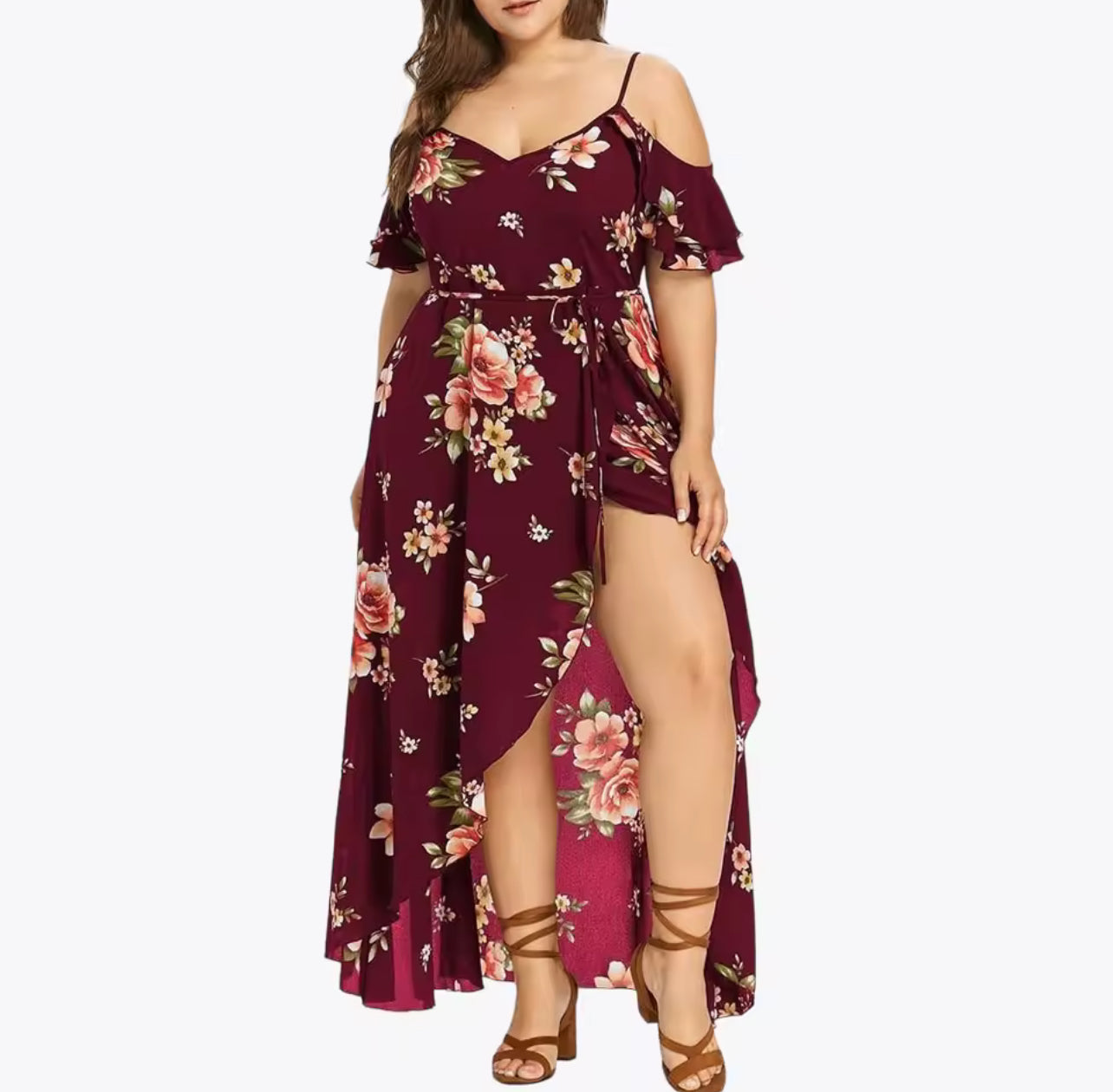 Summer flower dress plus size *PRE ORDER*