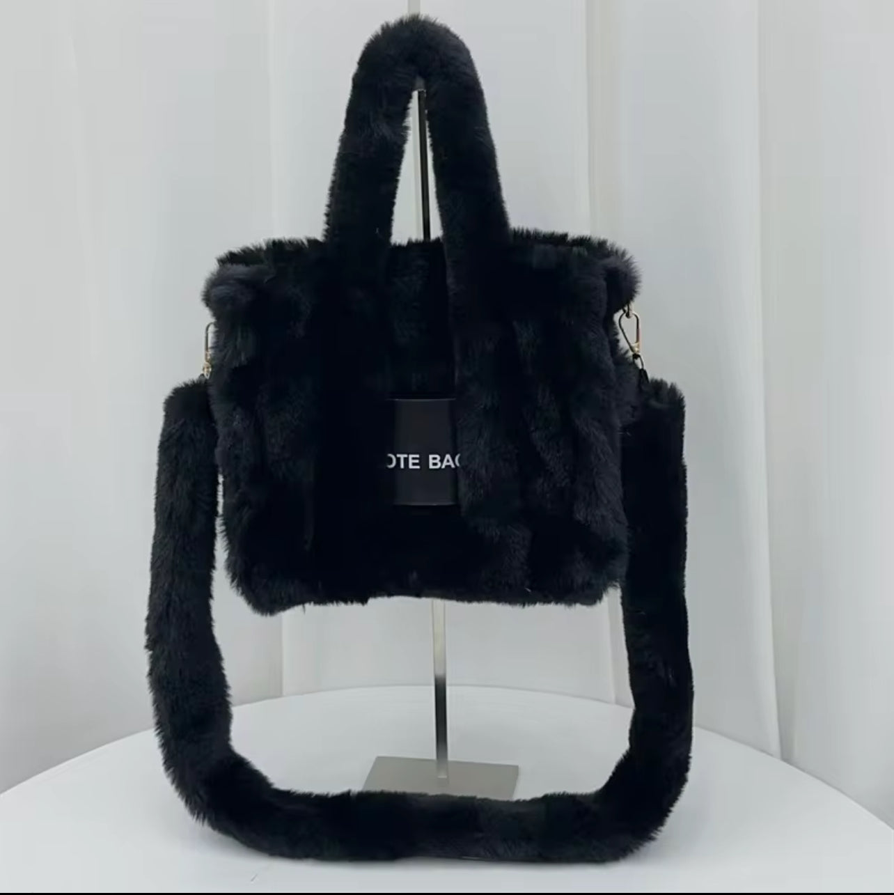 Fuzzy faux fur winter bag *pre order*
