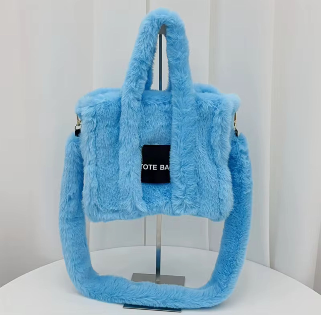 Fuzzy faux fur winter bag *pre order*