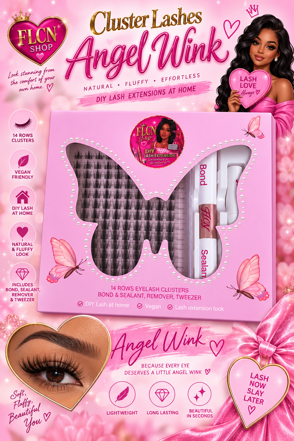 FLCN Cluster Lash Collection