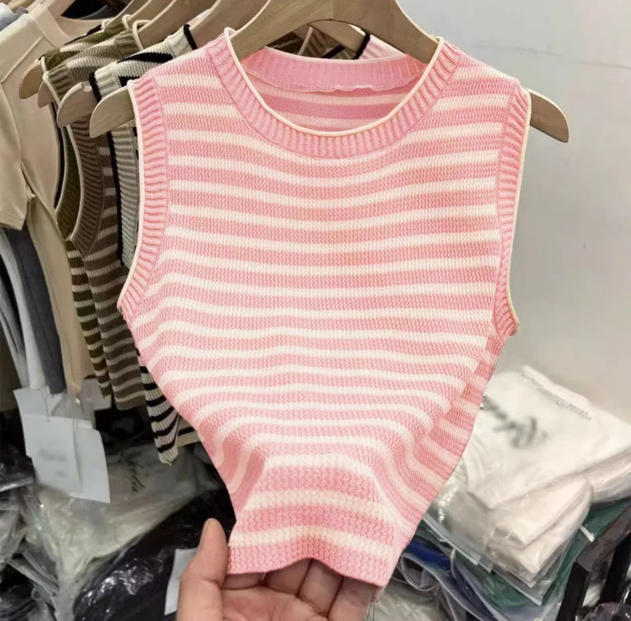 Strip tank top