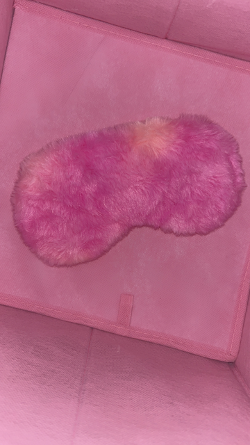 Fluffy sleep mask