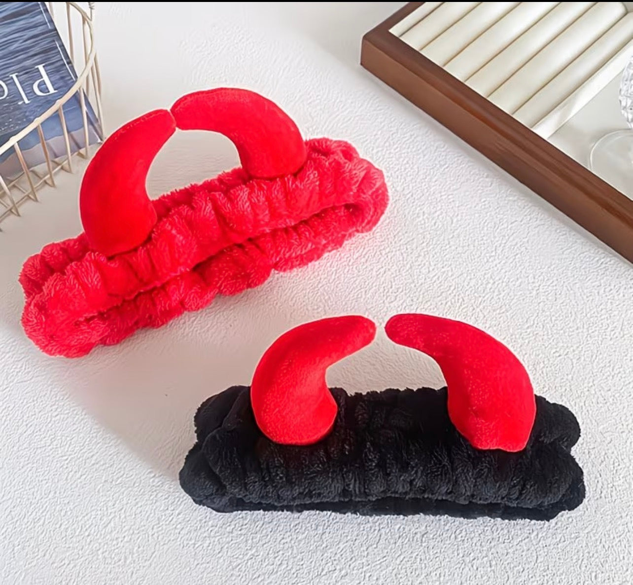 Devil horn 2 pcs headbands