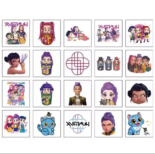K-pop temporary tattoo