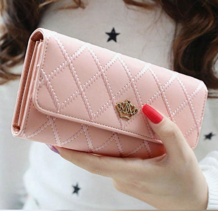 Queen crown metal purse