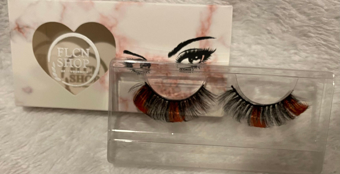 FLCN Coloured Russian Lashes.