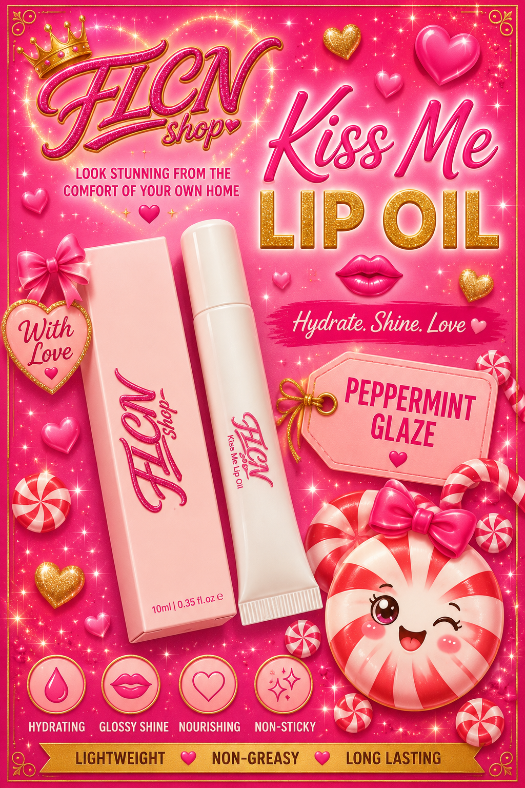 Kiss me lip oils