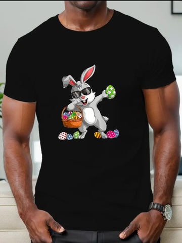 Men bunny design tees