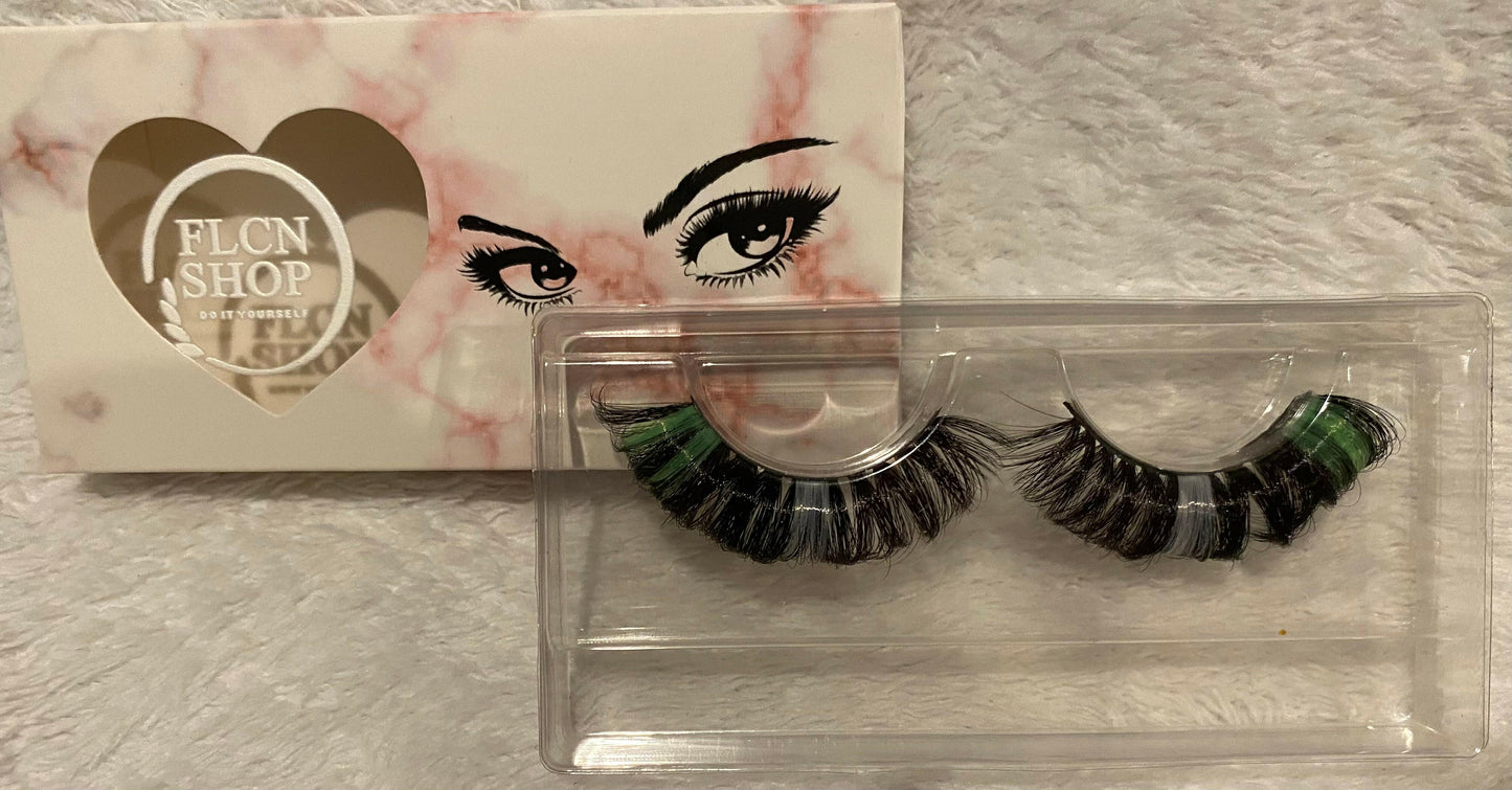 FLCN Coloured Russian Lashes.