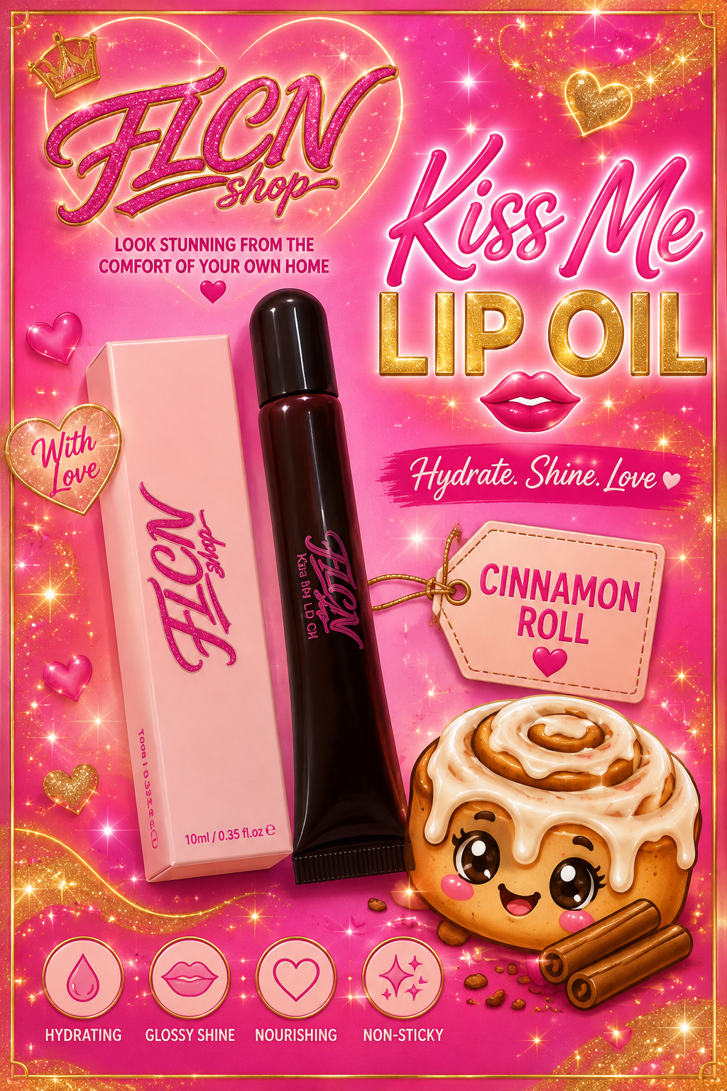 Kiss me lip oils